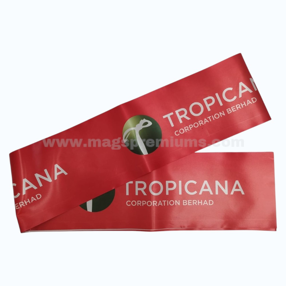 Ribbon Cutting Ceremony Supplier Red custom grand opening ribbon printing