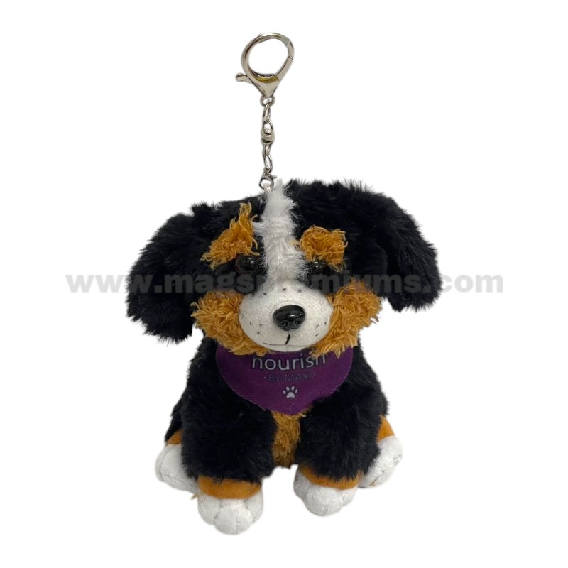 Plush Keychain Personalised plush animal keychain designed for corporate branding and event souvenirs.