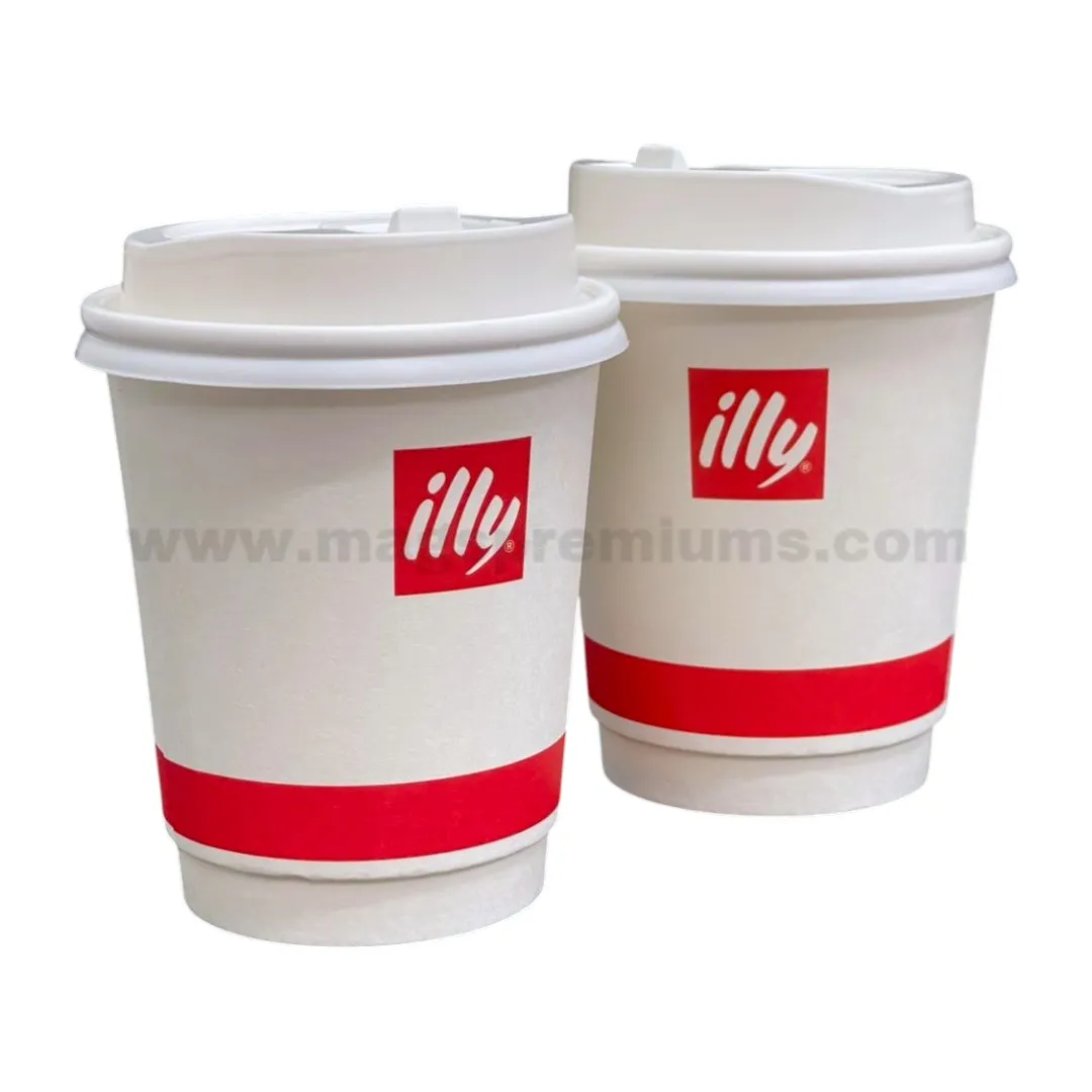 Coffee Cup Printing Malaysia Double wall paper cup with custom logo printing for serving hot coffee, tea, and takeaway beverages.