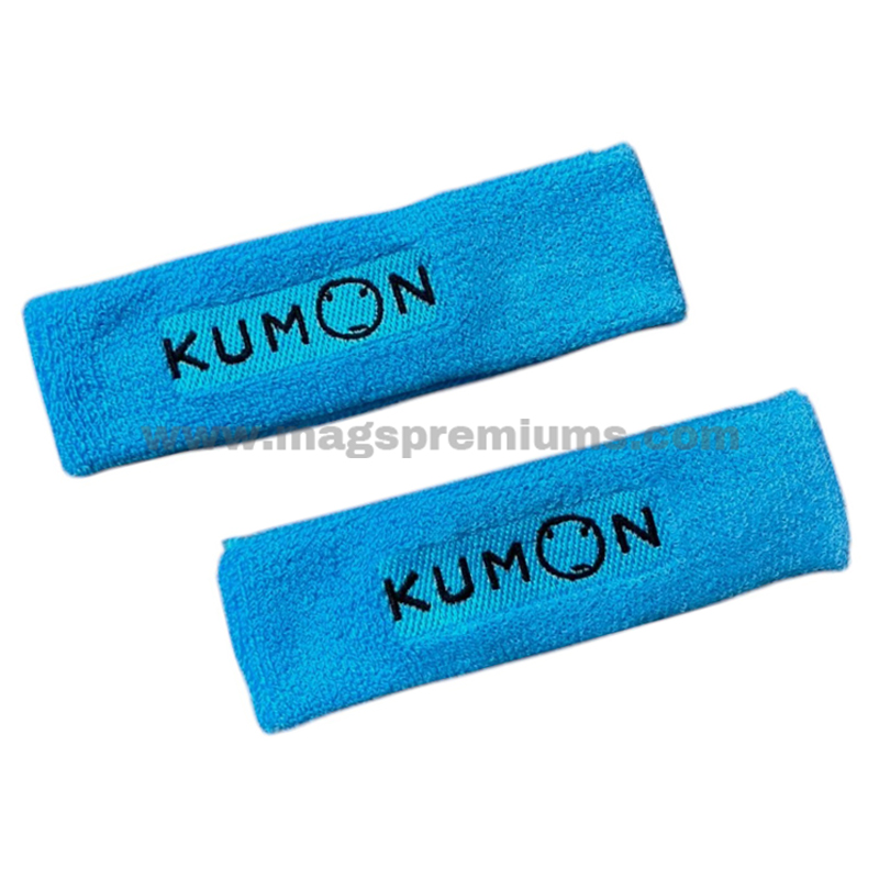 Custom Headband Embroidered sports headband with personalised logo for fitness, running, gym training and promotional giveaways.