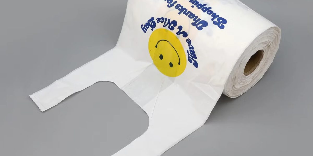 Plastic bags printing suitable for retail packaging