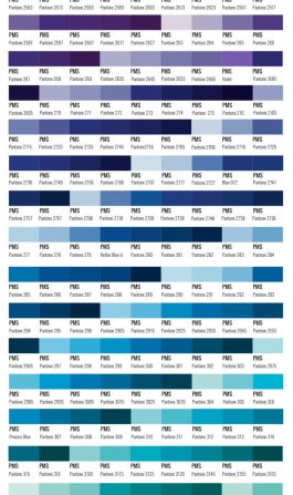 pantone chart