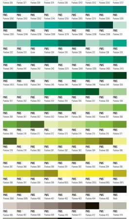 pantone chart