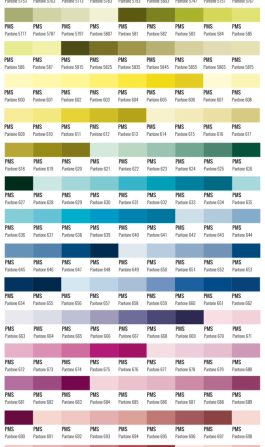 pantone chart